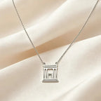 Collar con colgante del templo sagrado de Jerusalén "El Beit Hamikdash" símbolo judío 