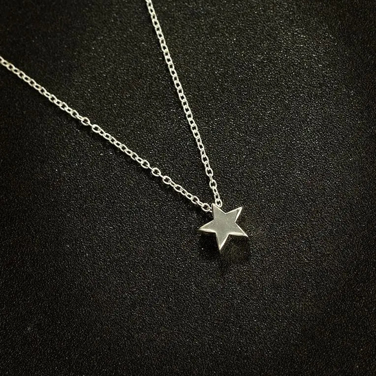 Collier avec Pendentif Etoile argent