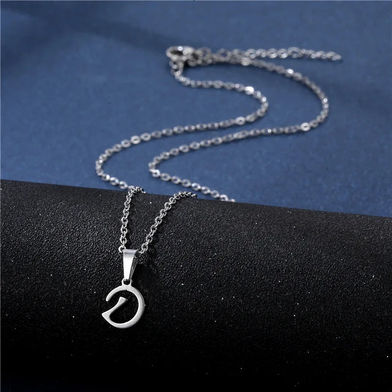 Collier personnalisé avec pendentif initiale d