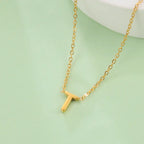 Collier avec pendentif initiale - lettre