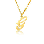 Collar con colgante inicial para mujer - letra 