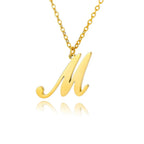 Collar con colgante inicial para mujer - letra 