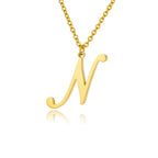 Collar con colgante inicial para mujer - letra 