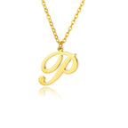 Collar con colgante inicial para mujer - letra 