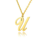 Collar con colgante inicial para mujer - letra 