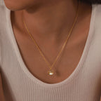 Collier avec Pendentif Montagne et Lune