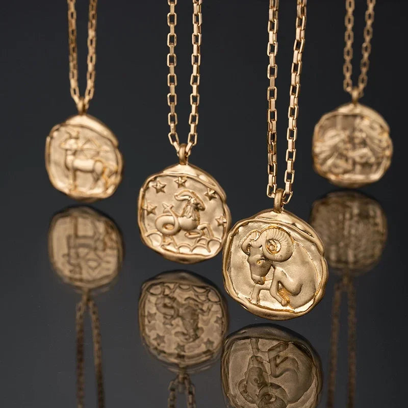 Collier avec Pendentif Signe du Zodiaque