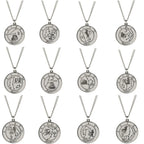 Collier avec Pendentif Signe du Zodiaque Astrologique Homme ou Femme
