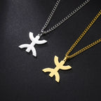 Necklace with symbolic Berber "yaz" Tifinagh pendant 
