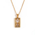 Collier avec Pendentif Tarot