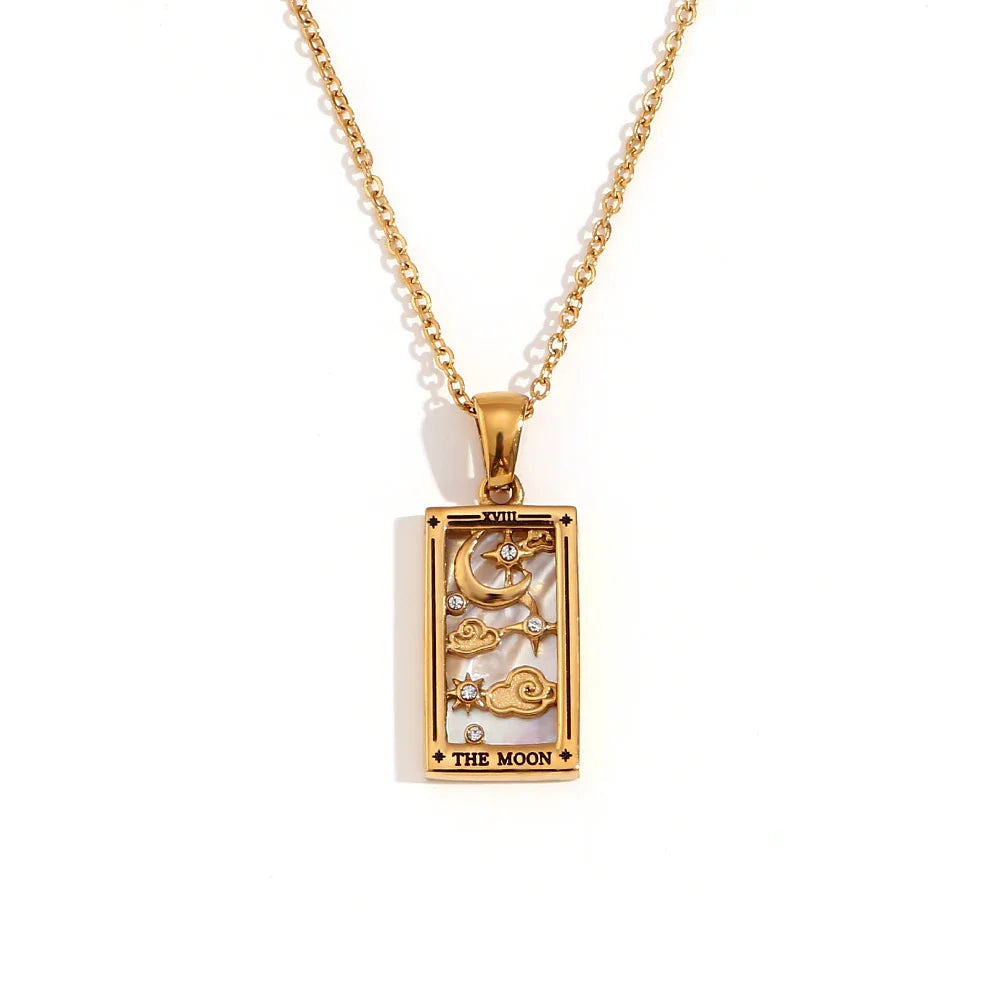 Collier avec Pendentif Tarot