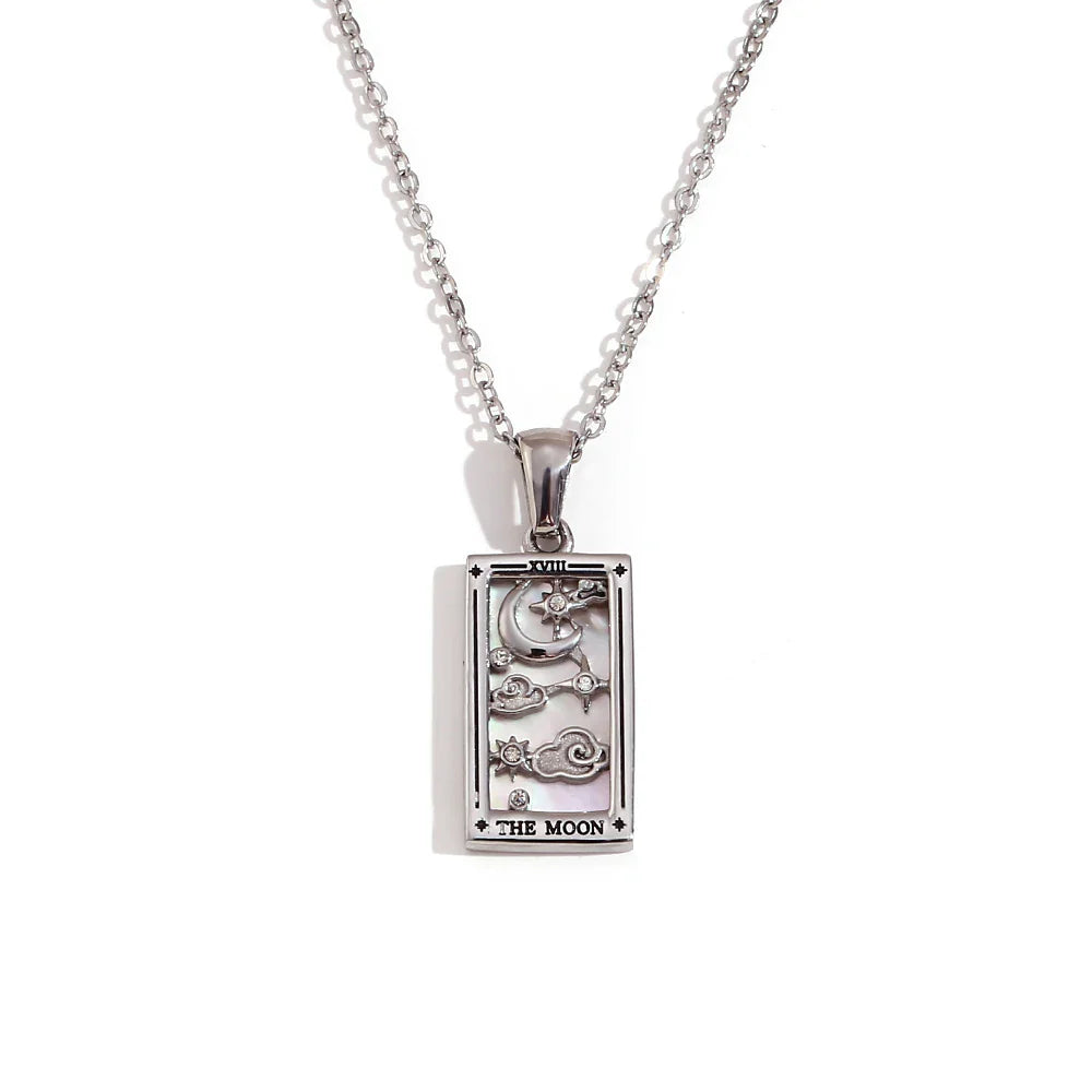 Collier avec Pendentif Tarot