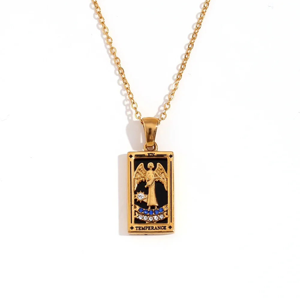 Collier avec Pendentif Tarot