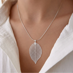Collier Bohème Feuille Pendentif