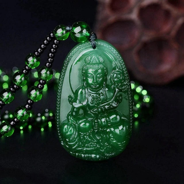 Jade Buddha Necklace