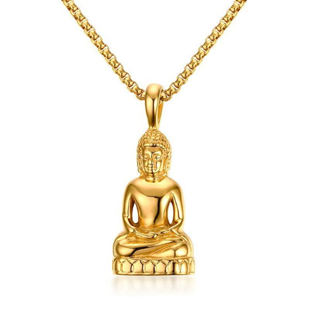 Gold Buddha Necklace