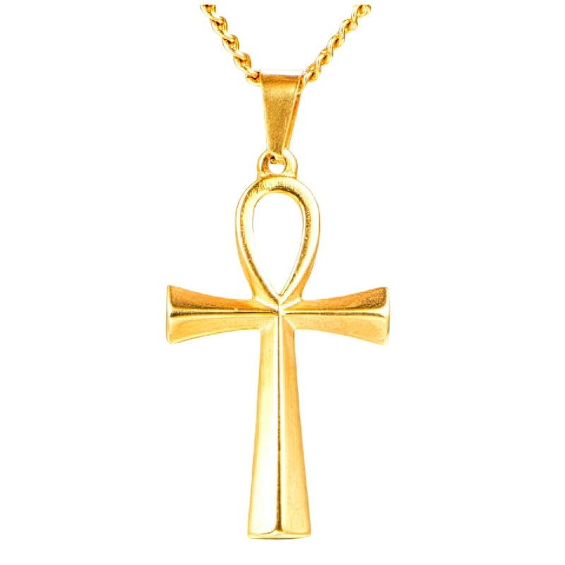 Collier Croix Egyptienne Pendentif