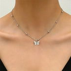 Collier de dos papillon - chaîne dorsale pour femme 