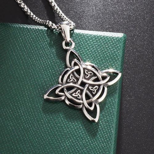Wiccan Pendant Witch's Knot Protection Necklace