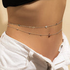 Silver Belly Chain for Women