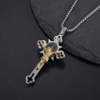Saint Benedict Jesus Cross Necklace and Pendant Style A