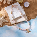 Collar con colgante de estrella de mar para mujer