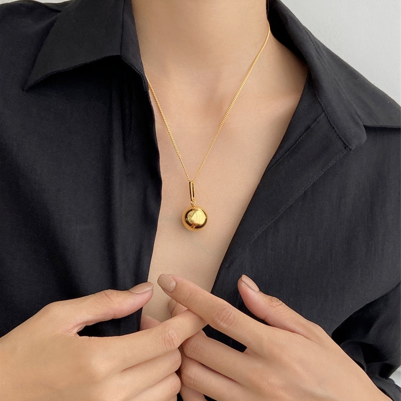 Collar para Mujer Embarazada Bola de Embarazo con Colgante
