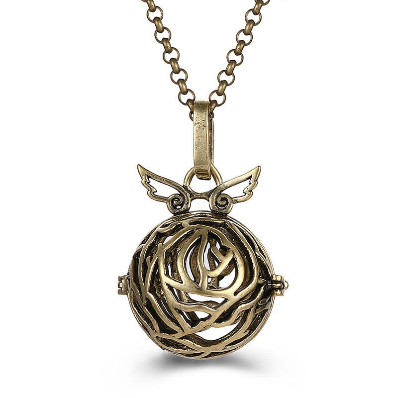 Collier Femme Enceinte Bola de Grossesse avec Pendentif  Creux