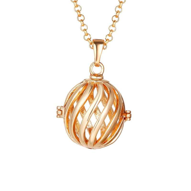 Collier Femme Enceinte Bola de Grossesse avec Pendentif  Creux