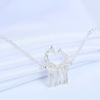 Collier Girafe Argent