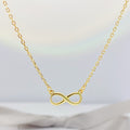 Infinity Necklace Gold