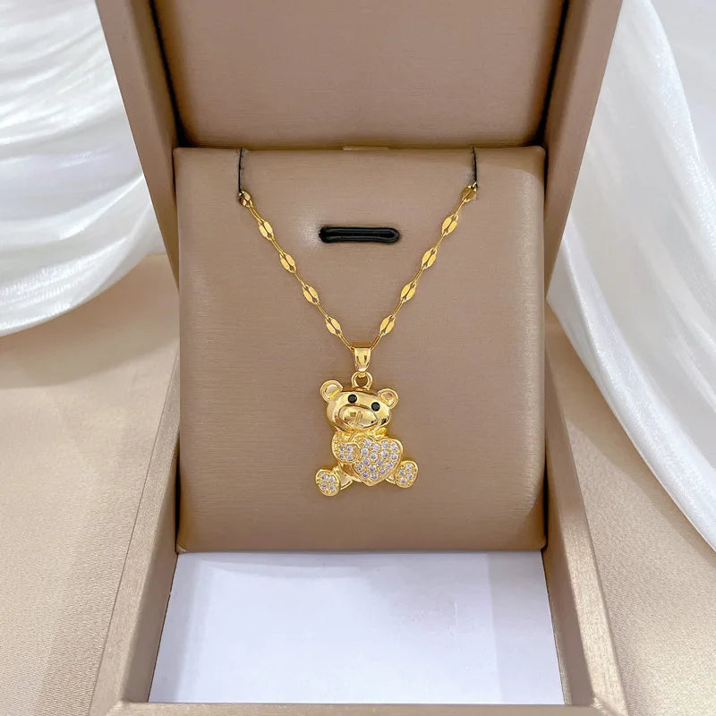 Collier Ours Or