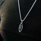 Rotating Pattern Pendant Necklace Anti-Stress
