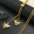 Collar Colgante Abeja Oro