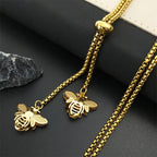 Collar Colgante Abeja Oro