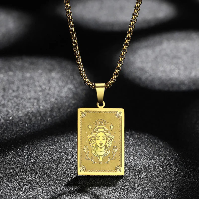Collier Pendentif avec Signe du Zodiaque