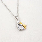 Collier Pendentif Câlin Chien et Maître