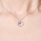 Collar Colgante Corazón Piedra de Luna