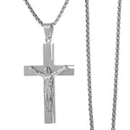 Collier & Pendentif Crucifix Homme Jésus Croix