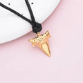 Collier Pendentif Dent de Requin pour Homme or