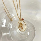 Collar Colgante Flor Signo del Zodíaco