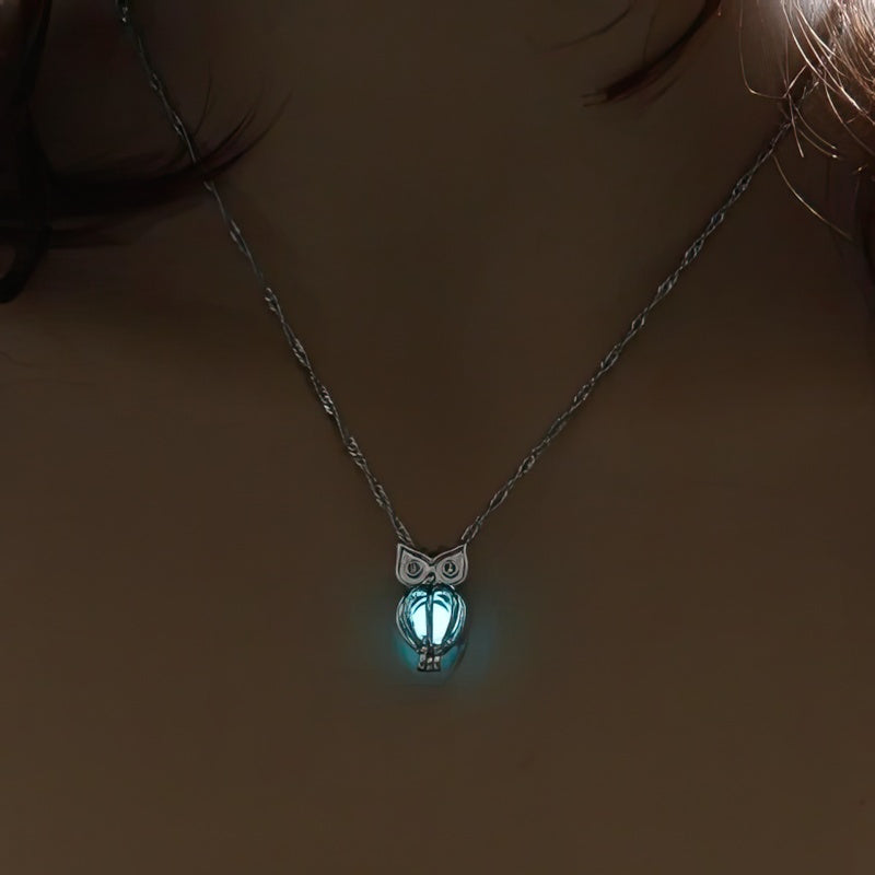 Collier Pendentif Hiboux
