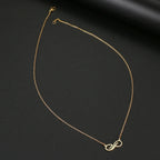 Women's Gold Infinity Pendant Necklace