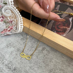 Women's Gold Infinity Pendant Necklace
