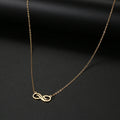 Women's Gold Infinity Pendant Necklace