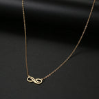 Women's Gold Infinity Pendant Necklace