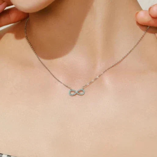 Turquoise Infinity Pendant Necklace