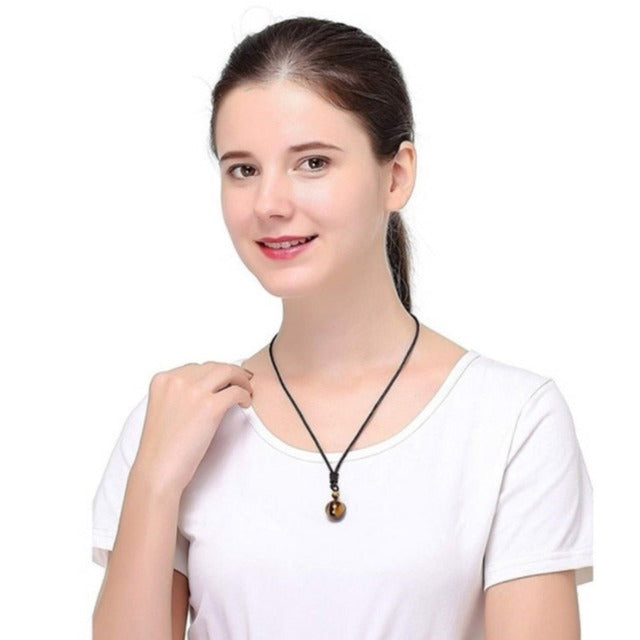 Collier Pendentif Oeil de Tigre Homme Femme