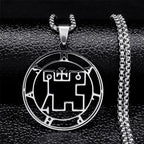 Collar Colgante Sigilo Demoníaco halphas