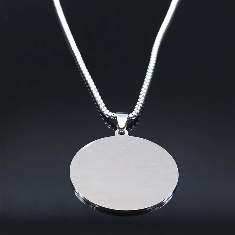 Yin Yang Sun and Moon Pendant Necklace